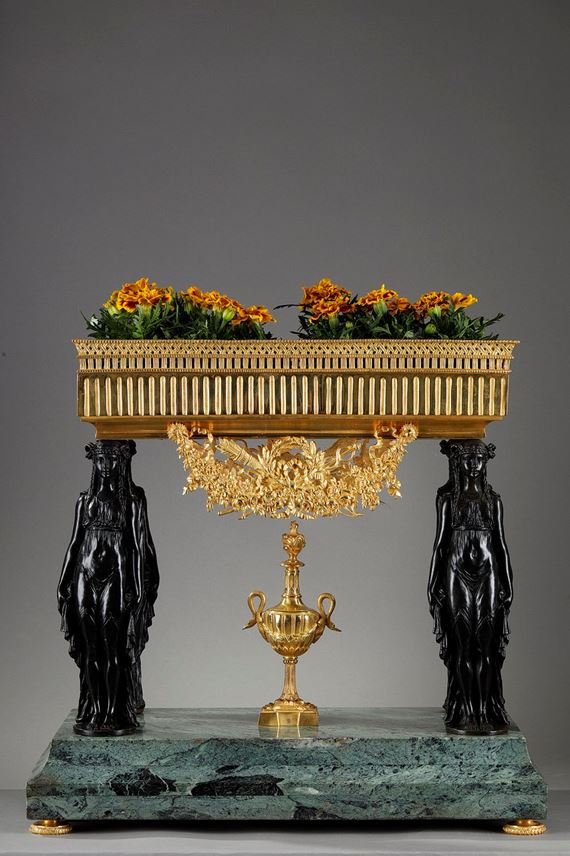 A planter with Empire style caryatids | MasterArt